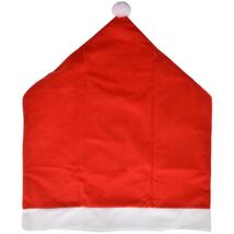 2 Piece Set Santa Claus Hat Chair Cover 23 Inch Christmas Decoration - $13.98