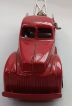 Hubley 1950&#39;s Vintage Red Wrecker Restored. 10&quot; with winch and boom. - $210.00