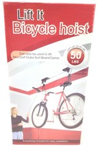 Lift It Bicycle Hoist - Up to 50 LBS Pulley System Lift Canoe Golf Clubs... - $13.84