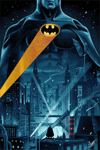 Batman Bat Signal Bruce Wayne Movie Film Poster Giclee Print Art 24x36 DC Mondo - £95.91 GBP