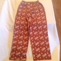 Size 8 10 youth NCAA Texas Longhorn pajamas football pants sleepwear orange - £11.14 GBP