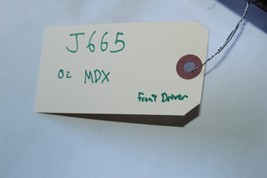 2001-2002 ACURA MDX FRONT LEFT DRIVER SIDE WINDOW/MIRROR ADJUST SWITCH J665 image 9