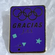 Gracias JAS 1992 Barcelona Spain USA Olympics Logo Olympic Games Lapel H... - £6.33 GBP