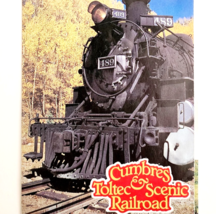 1995 Cumbres &amp; Toltec Scenic Railroad Old Rio Grande RR Brochure Vintage... - $19.99