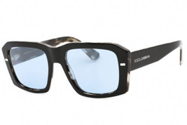 DOLCE &amp; GABBANA DG4430 34031U Black On Grey Tortoise/Blue Silver Mirror ... - £126.89 GBP