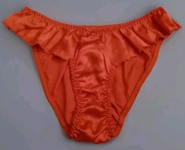 Vintage 80s Flutter Red Hi-Cut Lingerie Panties Size 6M - $148.50
