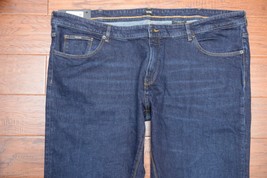 Hugo Boss Jeans In Denim Stretch Blu Candiani Regular Fit Da Uomo W48 L32 - $68.59