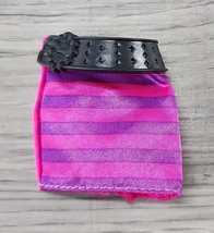 Mattel Barbie Fashionistas Pink &amp; Purple Skirt with Black Belt - £3.94 GBP