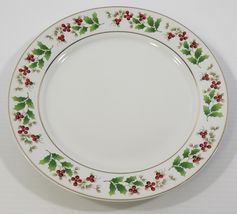 L) Royal Norfolk Holiday Christmas Berry Dinner Plate - 10" - $11.87