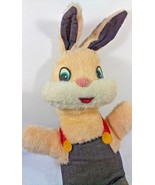 Vintage Smile Novelty Bunny Rabbit Plush Toy Peach Color Stuffed Animal ... - $82.30 CAD