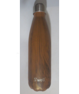 S&#39;well Bottle 17 oz  Water Bottle Stainless Steel Teak Wood - £6.67 GBP