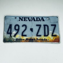   Nevada Home Means Nevada Passenger License Plate 492 ZDZ - $17.60 CAD