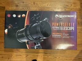 New Celestron PowerSeeker 127EQ Telescope 127 MM Reflector German Equato... - £152.63 GBP