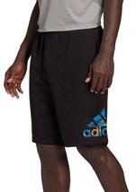 Mens adidas Tiger Camo Fleece Shorts - BLACK - Large - NWT - £18.43 GBP