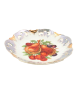 Trimont Ware Japan Antique Bowl Luster Glaze Pierced Edge 8 Inches Diameter - $231.69 MXN