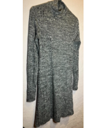 Forever 21 Women&#39;s Ribbed Turtleneck Sweater Dress Black Grey White size... - £10.10 GBP