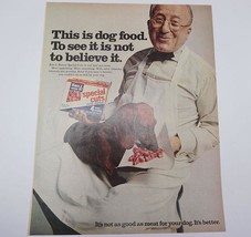 Ken-L Rations Dog Food Dachshund Magazine Ad Print Design Advertising - £10.11 GBP
