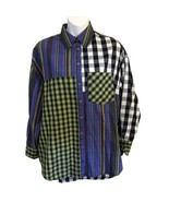 Maeve Anthropologie The Bennet Buttondown Shirt Mixed Plaid Size XS New - $37.91 CAD