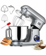 IXVII Kitchen Mixers with Stand - Silver 7.4QT Tilt-Head Electric Stand ... - $99.00