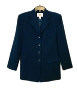 Mark Alexander Studio Womens Vintage 1990&#39;s Long Lined Navy Suit Blazer ... - $109.17 CAD