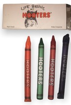 Hooters Restaurant “Life Begins At Hooters” Vintage Crayons - £3.85 GBP