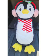 Merry&amp; Bright Squeaking Dog Toy Penguin XL Plush - $8.88
