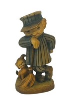 Anri Ferrandiz Italy Hand Carved Figurine wood Vtg Signed RARE Chimney S... - $49.45
