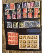 Lot Of 44 Postage Stamps Nazi Germany And Moravia Bohemia Hitler WWII - $19.49