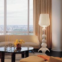 interoknack Italian Designer Crystal Lace Floor Lamp with Dimmer, KARTEL... - $12,920.78 MXN