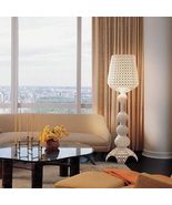 interoknack Italian Designer Crystal Lace Floor Lamp with Dimmer, KARTEL... - $12,920.78 MXN