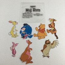 Disney Winnie The Pooh &amp; Friends Ponderosa Steakhouse Mug Shots Stickers... - $16.78
