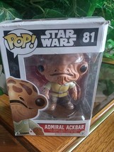 Funko Pop #81 Star Wars Admiral Ackbar- The Force Awakens Bobble-Head - $332.50 MXN