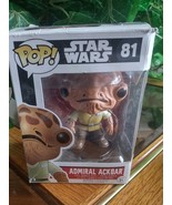 Funko Pop #81 Star Wars Admiral Ackbar- The Force Awakens Bobble-Head - $17.82
