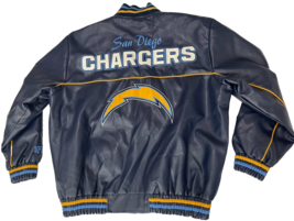 Vintage San Diego Chargers Heavy Vinyl Jacket Football NFL Size XL Tomli... - $116.99