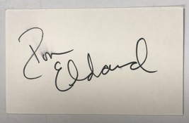 Ron Eldard Signed Autographed Vintage 3x5 Index Card - $12.99