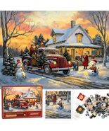 Homlouue Jigsaw Puzzle Advent Calendar 2024 1008pcs 27.56x19.68in - $24.01 CAD