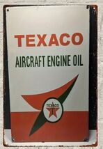 Texaco Rectangular Gas Gasoline Oil  Aluminum Retro Remake Sign Station ... - $34.84 CAD