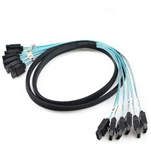 Cabledeconn High Speed 6pcs/Set Sata 3 Sata Cable Sas Cable 6Gbps For Server 1M - £22.48 GBP