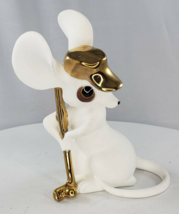 Freeman McFarlin George Good Mimic Mice Mouse Golfing Figurine Fine Bone China - £60.03 GBP