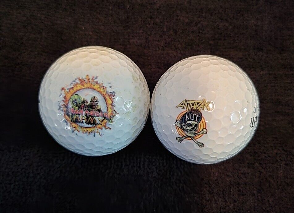 Primary image for Anthrax Iron Maiden Golf Balls
