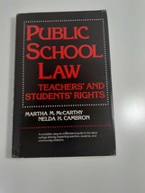 Public School Law teachers&#39; and students&#39; rights cambron hardcover dust jacket - £7.76 GBP