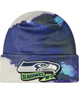 Seattle Seahawks New Era Sideline Ink Knit Stocking Cap - NFL - £18.98 GBP