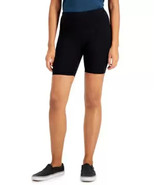 Womens Bike Shorts Cotton Deep Black Size Medium INC $21 - NWT - £4.21 GBP