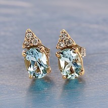 Authenticity Guarantee

Natural Aquamarine Diamond Earrings 14k Y Gold 1.85 T... - $704.88