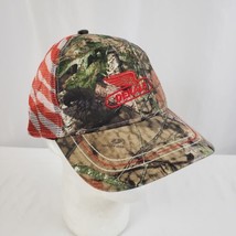 Dekalb Seed Trucker Hat Cap Snapback Mossy Oak Camo Embroidered USA Flag Mesh - £15.62 GBP