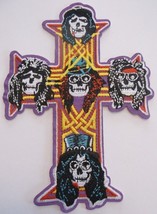 Guns N&#39; Roses~Appetite for Destruction~Cross Patch~Embroidered~Iron Sew ... - $162.14 MXN