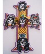 Guns N&#39; Roses~Appetite for Destruction~Cross Patch~Embroidered~Iron Sew ... - $162.14 MXN