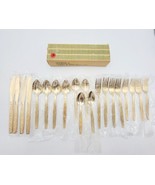 Rogers Gold La Spana Electroplate Flatware Vtg 20 Pcs Set 4 Place Set - $92.55