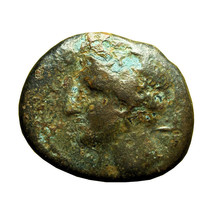 Ancient Greek Coin Hieron II Syracuse Sicily AE17x20mm Hieron / Horseman 02282 - £19.34 GBP