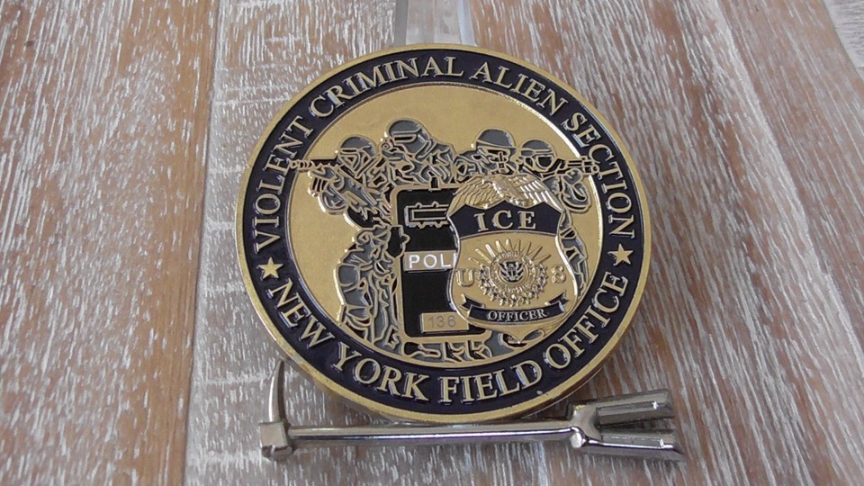 US Marahal ICE Violent Criminal Alien Section New York Office Challenge ... - $48.50